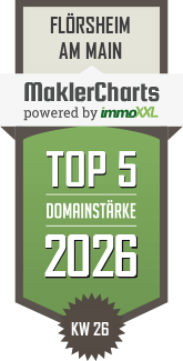 MaklerCharts KW 27/2026 - Kreuz Immobilien ist TOP-5-Makler in Fl�rsheim am Main