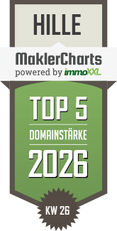 MaklerCharts KW 27/2026 - DH IMMOCONSULT GbR ist TOP-5-Makler in Hille