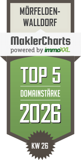 MaklerCharts KW 27/2026 - Martins Immobilien ist TOP-5-Makler in Mörfelden-Walldorf