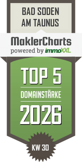 MaklerCharts KW 30/2026 - RINKLEIB Immobilien ist TOP-5-Makler in Bad Soden am Taunus