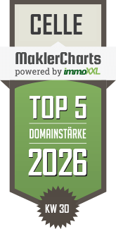MaklerCharts KW 30/2026 - RE/MAX Germany - REF Real Estate Franchise GmbH ist TOP-5-Makler in Celle