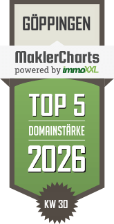 MaklerCharts KW 30/2026 - RE/MAX Germany - REF Real Estate Franchise GmbH ist TOP-5-Makler in G�ppingen