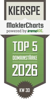 MaklerCharts KW 30/2026 - Schoppach Immobilien ist TOP-5-Makler in Kierspe