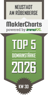 MaklerCharts KW 30/2026 - Grabbe-Lange Immobilien ist TOP-5-Makler in Neustadt am Rübenberge