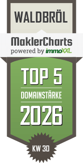 MaklerCharts KW 30/2026 - Bender & Bender Immobilien Gruppe GmbH ist TOP-5-Makler in Waldbr�l