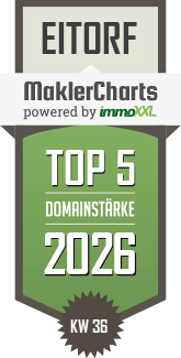 MaklerCharts KW 36/2026 - Sabrina Dietrich Immobilien ist TOP-5-Makler in Eitorf