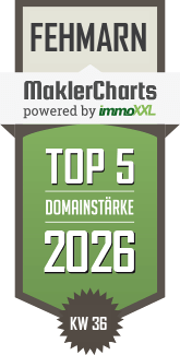 MaklerCharts KW 36/2026 - Lafrenz Immobilien ist TOP-5-Makler in Fehmarn