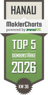 MaklerCharts KW 36/2026 - Suite 11 - Matthias Flick Immobilien ist TOP-5-Makler in Hanau