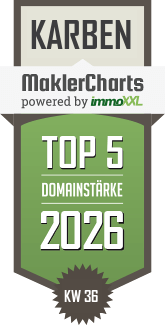 MaklerCharts KW 36/2026 - Immobilien Hornung ist TOP-5-Makler in Karben