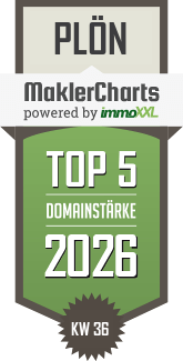 MaklerCharts KW 36/2026 - LBS Immobilien GmbH ist TOP-5-Makler in Pl�n