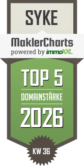 MaklerCharts KW 36/2026 - Beerhorst Immobilien ist TOP-5-Makler in Syke