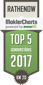 MaklerCharts KW 20/2017 - Friese Immobilien GmbH ist TOP-5-Makler in Rathenow