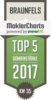 MaklerCharts KW 35/2017 - Schrder GmbH ist TOP-5-Makler in Braunfels