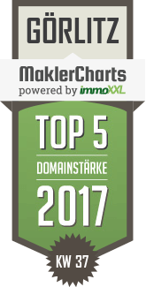 MaklerCharts KW 37/2017 - Grothe-Immobilien ist TOP-5-Makler in Grlitz