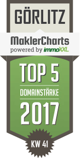 MaklerCharts KW 41/2017 - Grothe-Immobilien ist TOP-5-Makler in Grlitz