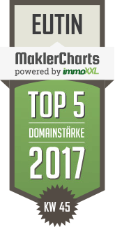 MaklerCharts KW 45/2017 - Benz Immobilien ist TOP-5-Makler in Eutin
