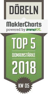 MaklerCharts KW 05/2018 - Immobilienbro Thomas Klkert ist TOP-5-Makler in Dbeln