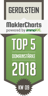 MaklerCharts KW 09/2018 - Suylen Immobilien ist TOP-5-Makler in Gerolstein