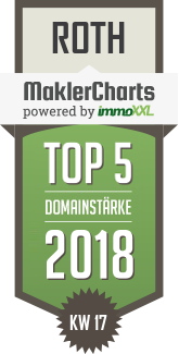 MaklerCharts KW 17/2018 - Andr Roth AG ist TOP-5-Makler in Roth