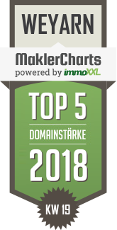 MaklerCharts KW 19/2018 - Vemi GmbH ist TOP-5-Makler in Weyarn