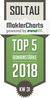 MaklerCharts KW 31/2018 - VFI Versicherungs-, Finanz-, und Immobilienmakler GmbH ist TOP-5-Makler in Soltau