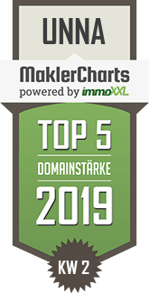 MaklerCharts KW 02/2019 - Andr Beckschulte Immobilien-Management ist TOP-5-Makler in Unna