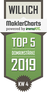 MaklerCharts KW 04/2019 - Dirk Plümacher Immobilien ist TOP-5-Makler in Willich
