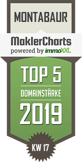 MaklerCharts KW 17/2019 - Stendebach Immobilien ist TOP-5-Makler in Montabaur