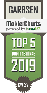 MaklerCharts KW 27/2019 - IMMOKLASSIKER Inh. C. Dreesen ist TOP-5-Makler in Garbsen
