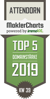 MaklerCharts KW 39/2019 - Guido Schmidt Immobilien GmbH ist TOP-5-Makler in Attendorn