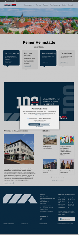 www.peiner-heimstaette.de www.peiner-heimstaette.de