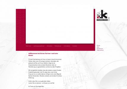 www.kussinger-bau.de